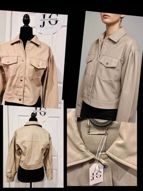 Leather jacket (faux)